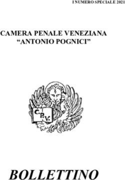 BOLLETTINO - CAMERA PENALE VENEZIANA "ANTONIO POGNICI" I NUMERO SPECIALE 2021 - AWS