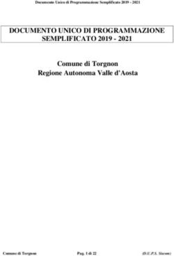 DOCUMENTO UNICO DI PROGRAMMAZIONE SEMPLIFICATO 2019 2021 - Comune di Torgnon Regione Autonoma Valle d'Aosta Documento Unico di Programmazione ...