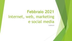 Febbraio 2021 Internet, web, marketing e social media - Coldiretti