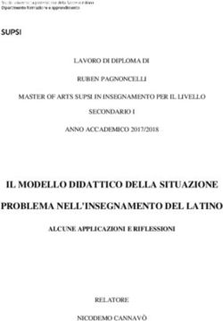 IL MODELLO DIDATTICO DELLA SITUAZIONE PROBLEMA NELL'INSEGNAMENTO DEL LATINO
