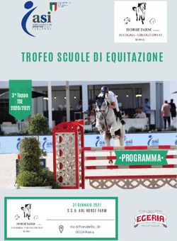 TROFEO SCUOLE DI EQUITAZIONE - PROGRAMMA TSE 3 Tappa 2020/2021 - ASI Sport Equestri