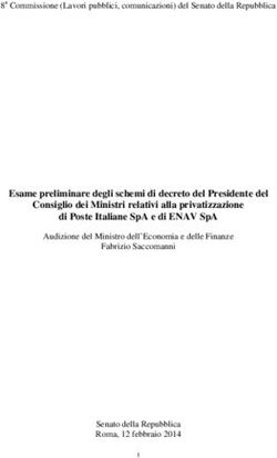 ESAME PRELIMINARE DEGLI SCHEMI DI DECRETO DEL PRESIDENTE DEL CONSIGLIO DEI MINISTRI RELATIVI ALLA PRIVATIZZAZIONE DI POSTE ITALIANE SPA E DI ENAV SPA