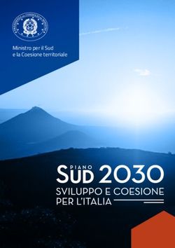 Ministro per il Sud e la Coesione territoriale - Ministro per il Sud e la ...