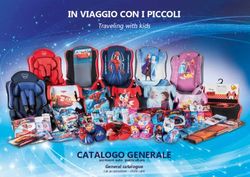 IN VIAGGIO CON I PICCOLI - CATALOGO GENERALE - Traveling with kids - General catalogue