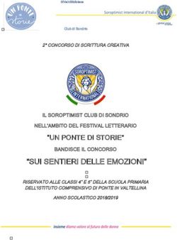 "SUI SENTIERI DELLE EMOZIONI" - "UN PONTE DI STORIE" - Istituto Comprensivo di Ponte in Valtellina