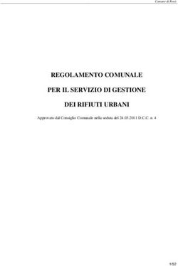 REGOLAMENTO COMUNALE PER IL SERVIZIO DI GESTIONE DEI RIFIUTI URBANI