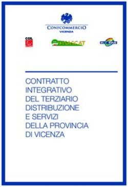 CONTRATTO INTEGRATIVO DEL TERZIARIO DISTRIBUZIONE E SERVIZI DELLA PROVINCIA DI VICENZA