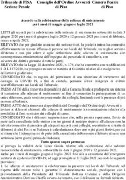 Tribunale di PISA Consiglio dell'Ordine Avvocati Camera Penale Sezione Penale di Pisa