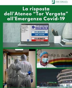 La risposta dell'Ateneo "Tor Vergata" all'Emergenza Covid-19