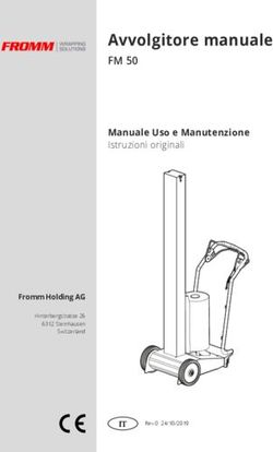 Avvolgitore manuale FM 50 - Manuale Uso e Manutenzione - FROMM Stretch
