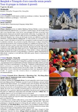 Bangkok e Triangolo d'oro cancella senza penale Tour di gruppo in italiano il giovedi