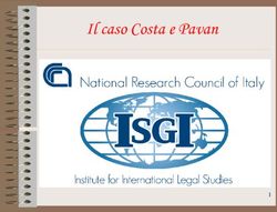 Il caso Costa e Pavan - Didattica