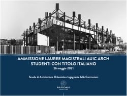 AMMISSIONE LAUREE MAGISTRALI AUIC ARCH STUDENTI CON TITOLO ITALIANO - 26 maggio 2021