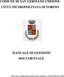 COMUNE DI SAN GERMANO CHISONE CITT&Agrave; METROPOLITANA DI TORINO - MANUALE DI GESTIONE DOCUMENTALE Approvato con deliberazione della Giunta Comunale n ...