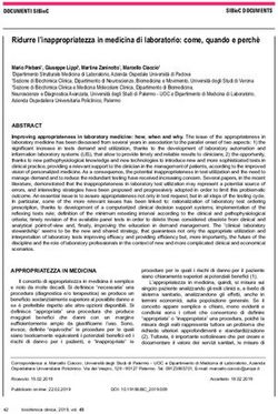 Ridurre l'inappropriatezza in medicina di laboratorio: come, quando e perch&egrave;