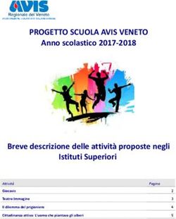 PROGETTO SCUOLA AVIS VENETO - Anno scolastico 2017-2018 - Breve descrizione delle attivit&agrave; proposte negli Istituti Superiori Attivit&agrave;
