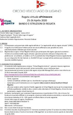 BANDO E ISTRUZIONI DI REGATA - Regata virtuale ePrimavera 25-26 Aprile 2020