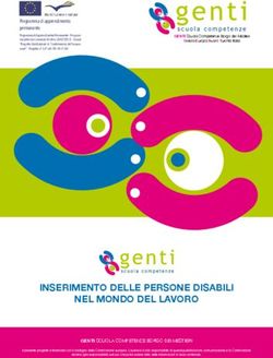 INSERIMENTO DELLE PERSONE DISABILI NEL MONDO DEL LAVORO