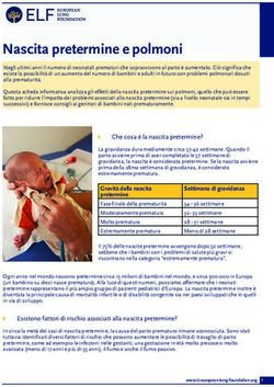 Nascita pretermine e polmoni - EFCNI