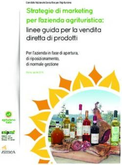 Strategie di marketing per l'azienda agrituristica: linee guida per la vendita diretta di prodotti - Agriturismo ...