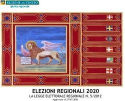 ELEZIONI REGIONALI 2020 - LA LEGGE ELETTORALE REGIONALE N. 5/2012 - Padovanet