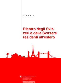 Rientro degli Sviz- zeri e delle Svizzere residenti all'estero - Admin.ch