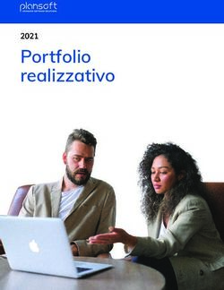Portfolio realizzativo 2021 - Plansoft