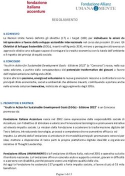 REGOLAMENTO - Youth in Action for Sustainable ...