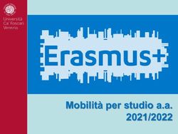 Mobilità per studio a.a - Università Ca' Foscari ...