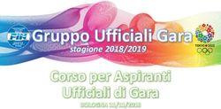 Gruppo Ufficiali Gara - Corso per Aspiranti Ufficiali di Gara stagione 2018/2019 - G.U.G. Emilia Romagna