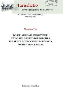 BORSE, MERCATI, INSOLVENZE: CENNI SUL DIRITTO DEI BORGHESI TRA SETTE E OTTOCENTO IN FRANCIA, INGHILTERRA E ITALIA - Massimo Tita n. 1-2020 - vita ...