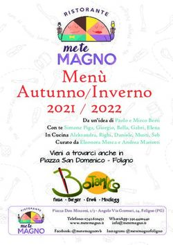 MENÙ AUTUNNO/INVERNO 2021 / 2022 - RISTORANTE METEMAGNO ...