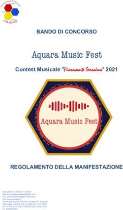 Aquara Music Fest BANDO DI CONCORSO - Associazione Culturale "L'Alveare"