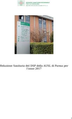 Relazione Sanitaria del DSP della AUSL di Parma per l'anno 2017