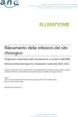 Rilevamento delle infezioni del sito chirurgico - ANQ