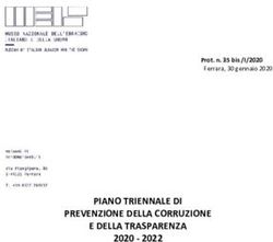 PIANO TRIENNALE DI PREVENZIONE DELLA CORRUZIONE E DELLA TRASPARENZA - Prot. n. 35 bis /I/2020 Ferrara, 30 gennaio 2020