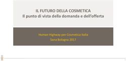 IL FUTURO DELLA COSMETICA - Il punto di vista della domanda e dell'offerta Human Highway per Cosmetica Italia Sana Bologna 2017