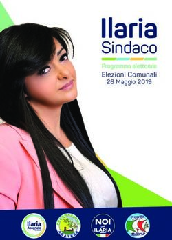 Programma elettorale Elezioni Comunali - 26 Maggio 2019 - Ilaria Abagnale