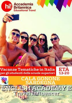 ENGLISH ACADEMY E Travel Influencer - CALA GONONE SARDEGNA - Accademia Britannica