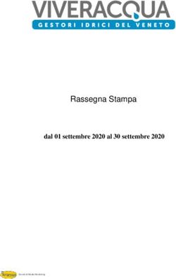 Rassegna Stampa dal 01 settembre 2020 al 30 settembre 2020 - acquevenete