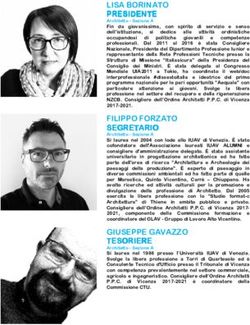 LISA BORINATO PRESIDENTE - Ordine degli architetti di Vicenza