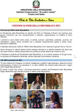 Note di Vita Scolastica e Civica - I GIOVANI ALFIERI DELLA REPUBBLICA 2021