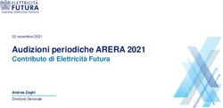 Audizioni periodiche ARERA 2021 - Contributo di Elettricit&agrave; Futura Andrea Zaghi - Elettricit&agrave; Futura