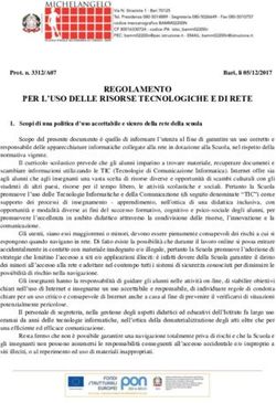 REGOLAMENTO PER L'USO DELLE RISORSE TECNOLOGICHE E DI RETE