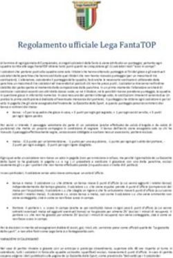 Regolamento ufficiale Lega FantaTOP