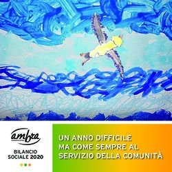 UN ANNO DIFFICILE MA COME SEMPRE AL SERVIZIO DELLA COMUNIT&Agrave; - BILANCIO SOCIALE 2020