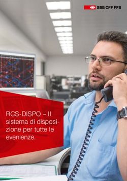 RCS-DISPO - Il sistema di disposi-zione per tutte le evenienze - SBB RCS