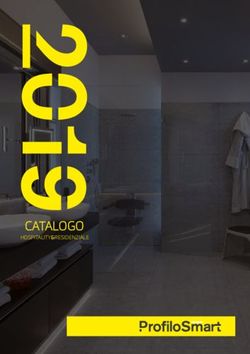 CATALOGO HOSPITALITY&RESIDENZIALE - Profilo Smart