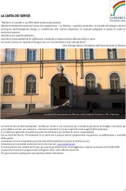 LA CARTA DEI SERVIZI - Associazione La Ricerca Onlus
