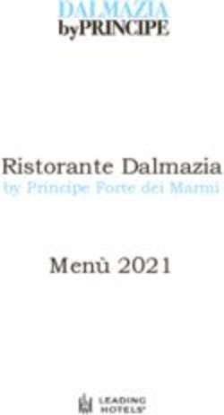 Ristorante Dalmazia by Principe Forte dei Marmi - Men&ugrave; 2021 - Hotel Principe Forte dei Marmi